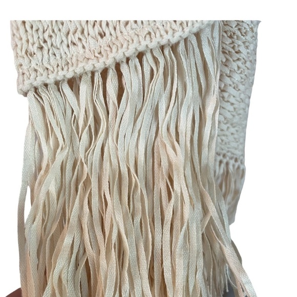 BCBG MaxAzria, fringe cardigan, EUC - Picture 5 of 7